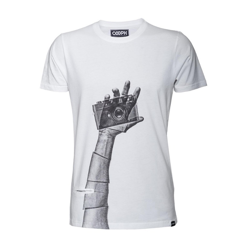 [COOPH] T-Shirt SNAPOGRAPHER White (XS) [진열품 40%할인]